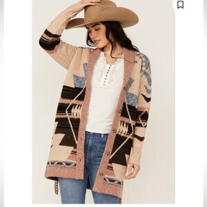 Idyllwind Women's Kimbark Southwestern Print Cardigan